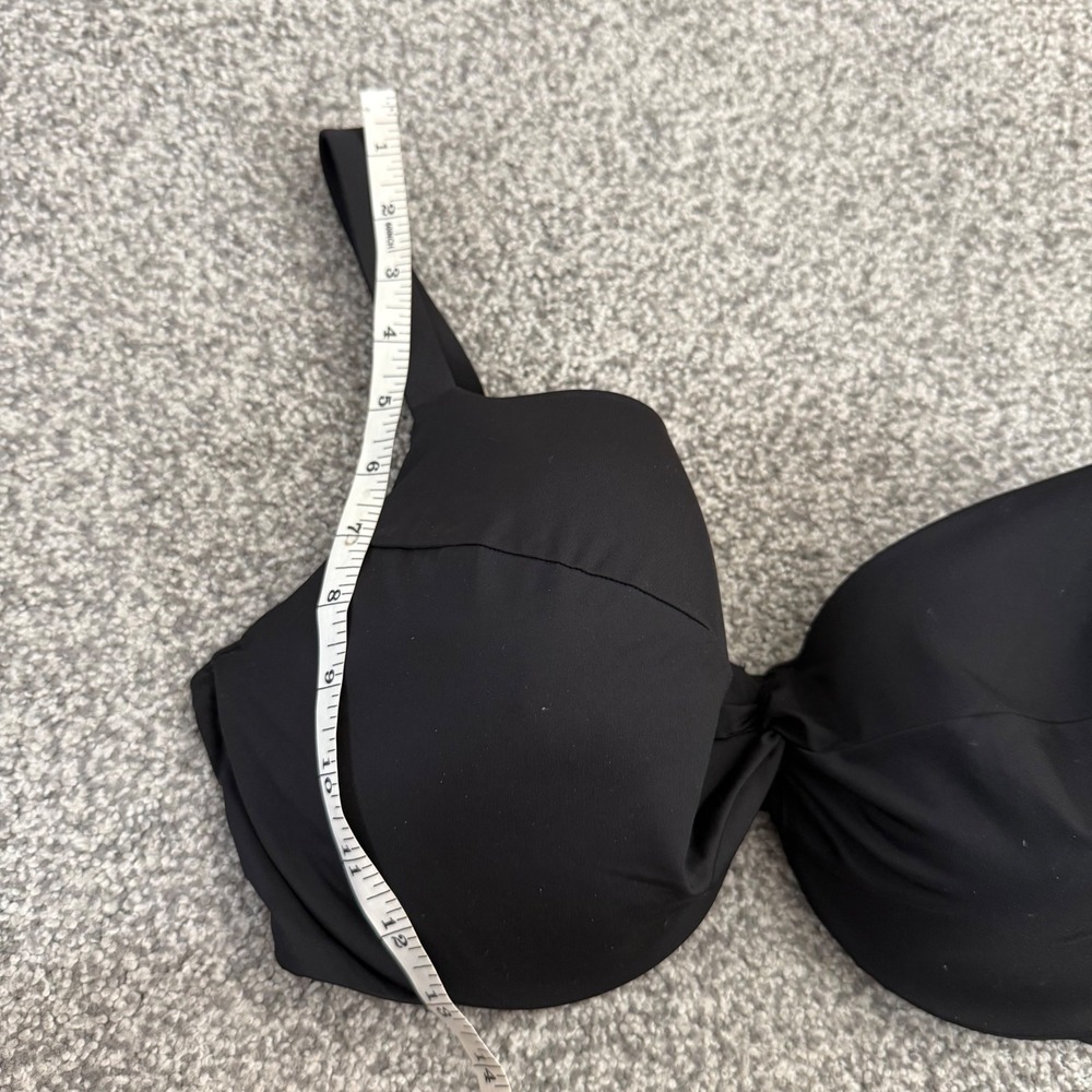 Victoria's Secret Black Underwire Bikini Top Removable Push-Up 40DD NEW - Picture 10 of 10